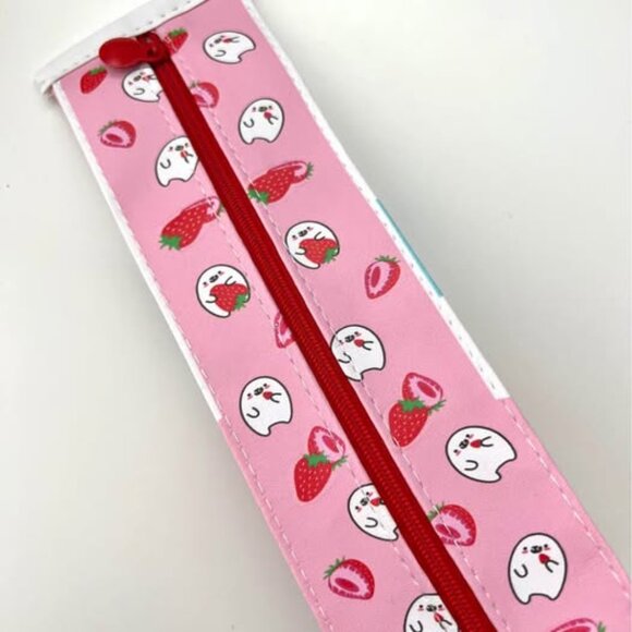 Brand New Strawberry Milk Carton Pencil Case Stationery - Picture 3 of 3